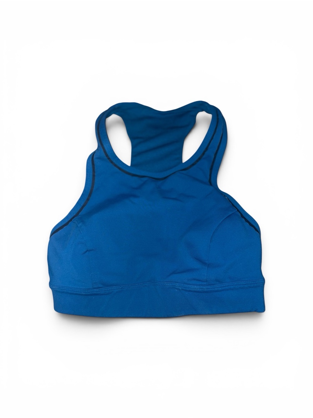 lululemon athletica Blue Racerback Sports Bra with phone storage